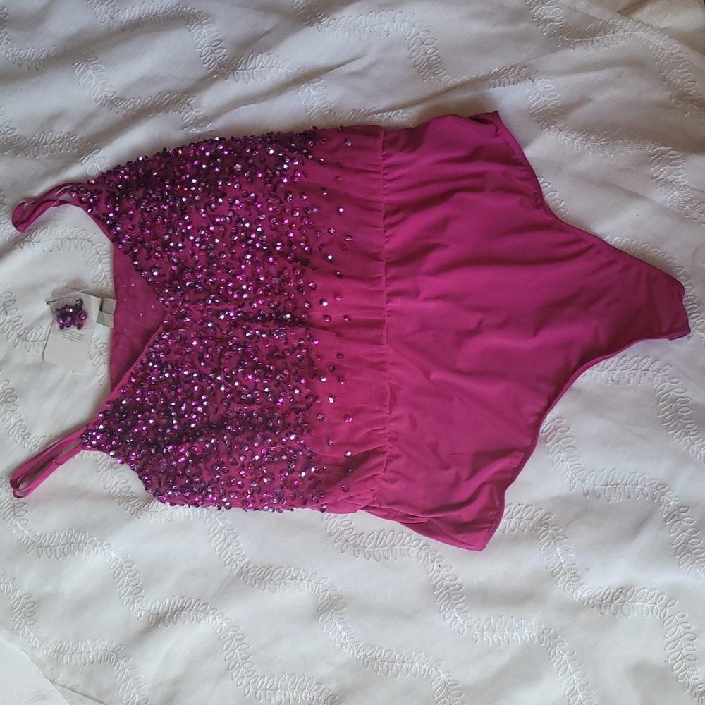ASOS Curve Pink Embellished Bodysuit